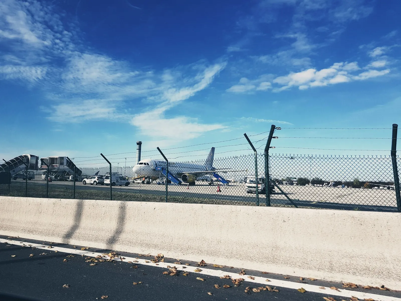 Airplane on the Midway tarmac